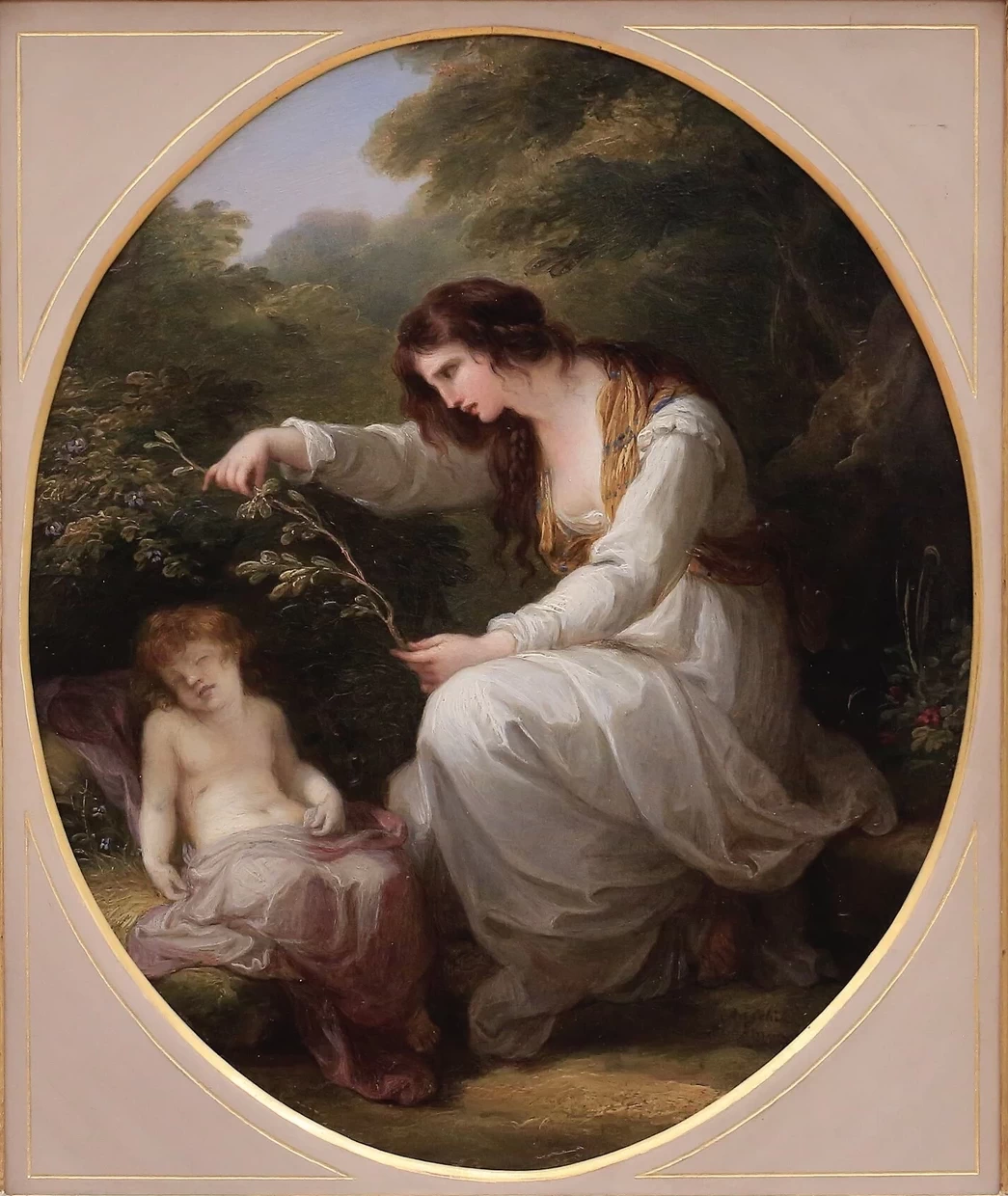 Angelika Kauffmann - Cleone piange suo figlio, Bündner Kunstmuseum